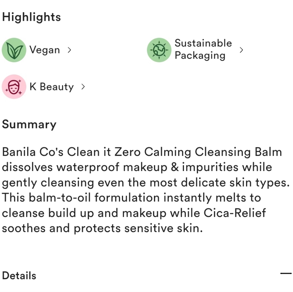 Clean It Zero Calming Cleansing Balm - Picture 7 of 8